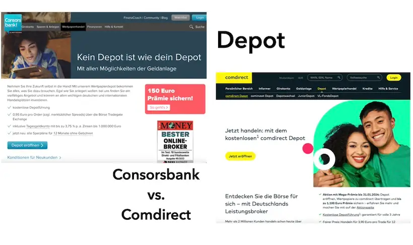 Consorsbank oder Comdirect – Wer bietet das bessere Wertpapierdepot?